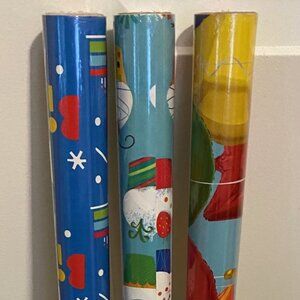 Hallmark Two-Sided Gift Wrapping Paper - 3 Rolls